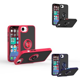 Funda Mate de Anillo iPhone 16E 360°| Wephone Mayorista