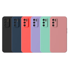 Funda Tipo Original Oppo Reno 6 5G de goma suave | Wephone Mayorista