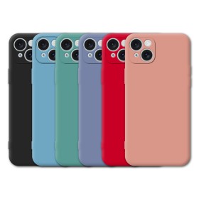 Funda Tipo Original iPhone 14 de goma suave | Wephone Mayorista