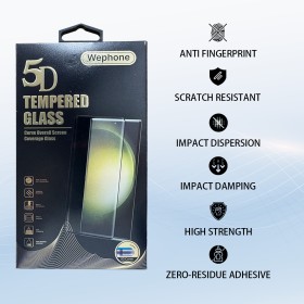 Cristal Curvo 5D Full Glue Negro para Xiaomi 15 Ultra| Wephone Mayorista