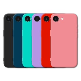 Funda Tipo Original iPhone 16E de goma suave | Wephone Mayorista