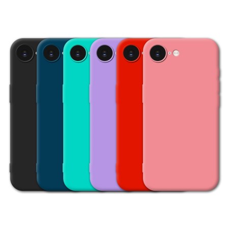 Funda Tipo Original iPhone 16E de goma suave | Wephone Mayorista
