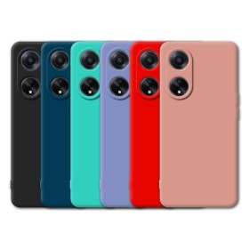 Funda Tipo Original Oppo A78 / Oppo A58 5G de goma suave | Wephone Mayorista