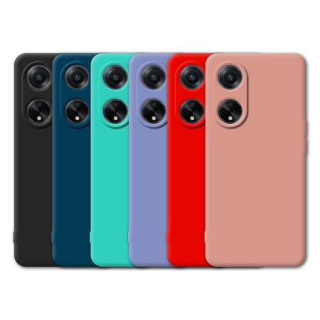 Funda Tipo Original Oppo A78 / Oppo A58 5G de goma suave | Wephone Mayorista