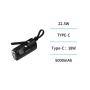 UNICO-PB2238 Mini Power Bank de energía de carga rápida con pantall...