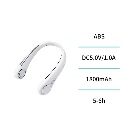 UNICO--FN1849 Ventilador de cuello colgante de silicona CE
