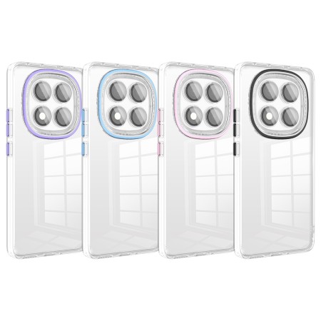 Funda Transparente Cubre Camara de Colores Redmi Note 14 Pro 5G / Poco X7 | Wephone Mayorista