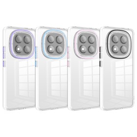 Funda Transparente Cubre Camara de Colores Redmi Note 14 Pro Plus | Wephone Mayorista