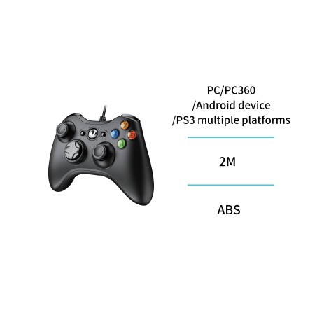 UNICO--GH4587 Mando de juegos para PC con cable