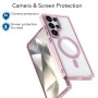 Funda Transparente MagSafe Samsung Botones y Marco Cámara de Aluminio | Wephone Mayorista