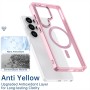 Funda Transparente MagSafe Samsung Botones y Marco Cámara de Aluminio | Wephone Mayorista