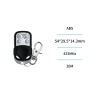 UNICO--RT0375 Mando a distancia universal para garaje de 433 frecue...