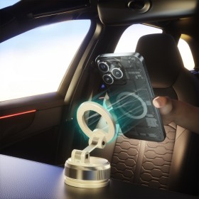Soporte Magnético de Vacío – Triple Rotación y Ultra Firme