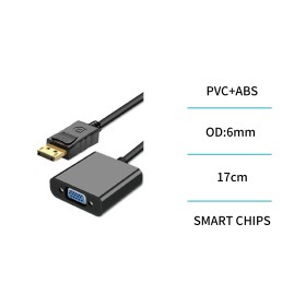 UNICO--AD1760 Cable adaptador DP macho a VGA hembra