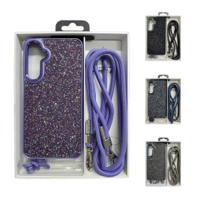 Funda de teléfono con cordón de lentejuelas brillantes para SAMSUNG...