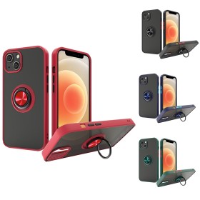 Funda Mate de Anillo iPhone 14 Plus 360°| Wephone Mayorista