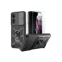Funda Armadura con Tapa Deslizante ZTE Nubia Neo 2 Cámara y Anillo | Wephone Mayorista