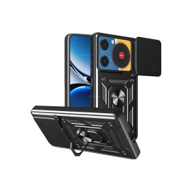 Funda Armadura con Tapa Deslizante ZTE Nubia Music Cámara y Anillo | Wephone Mayorista