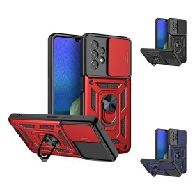 Armor Case with Sliding Cover Samsung A23 Camera and Ring | Wephone Wholesale