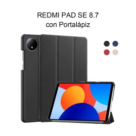 Funda Smart Cover con Portalápiz  Redmi TAB pad SE 8.7" | WePhone Mayorista