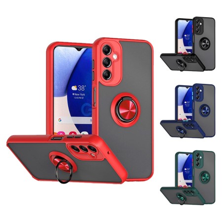 Matte Ring Case Samsung A14 360°| Wephone Wholesale