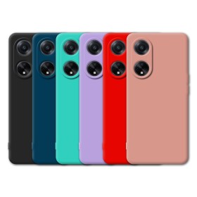 Funda Tipo Original Oppo A98 / Oppo A1 5G / Oppo F23 5G de goma suave | Wephone Mayorista
