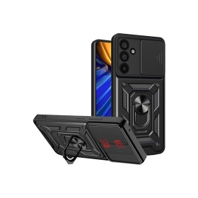 Funda Armadura con Tapa Deslizante Samsung M55 5G Cámara y Anillo | Wephone Mayorista