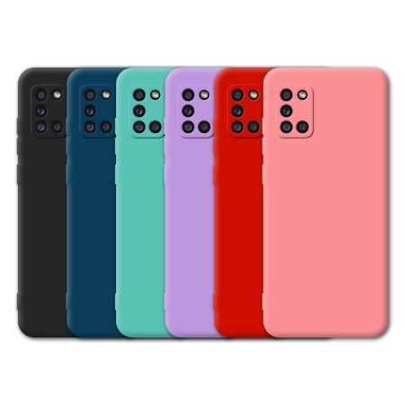 Funda Tipo Original Samsung A31 de goma suave | Wephone Mayorista