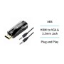 UNICO --AD2682 Convertidor HDMI macho a VGA hembra + audio de 3,5 o...