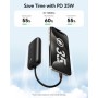 VEGER Power Bank 10000mAh Laptop Power Bank con pantalla LED PD35W ...