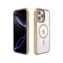 Funda para iPhone 16 Pro Max Transparente con Marco Metálico y MagSafe
