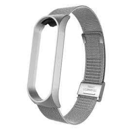 Correa de Metal para Xiaomi Mi Band, pulsera de acero inoxidable si...