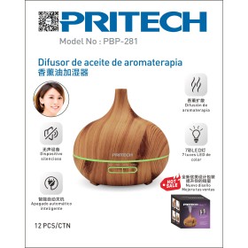 Difusor de Aceite de Aromaterapia con Luces LED y Apagado Automátic...
