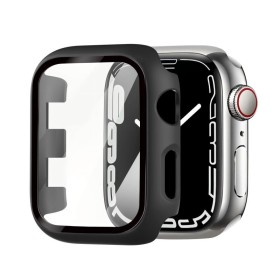 Protector Integral 2 en 1 para Apple Watch Series – Funda Negro + C...