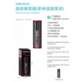 Rizador Automático – Carga USB, Pantalla LED y Control de Temperatu...