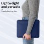 Funda de piel portátil para MacBook 13-14" uso doble como alfombrilla