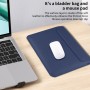 Funda de piel portátil para MacBook 15-16" uso doble como alfombrilla