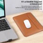 Funda de piel portátil para MacBook 15-16" uso doble como alfombrilla