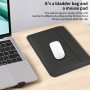 Funda de piel portátil para MacBook 15-16" uso doble como alfombrilla