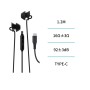 UNICO - EP2140 – Auriculares con Micrófono para Dormir con Conector...