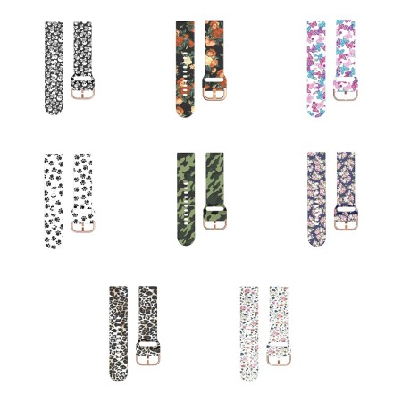 20MM Correa Estampada Universal para Smartwatch – Estilo y Comodidad