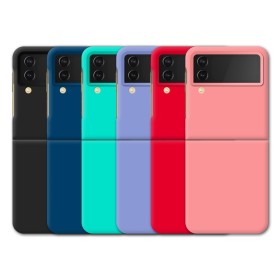 Funda Tipo Original Samsung Z flip4 de goma suave | Wephone Mayorista