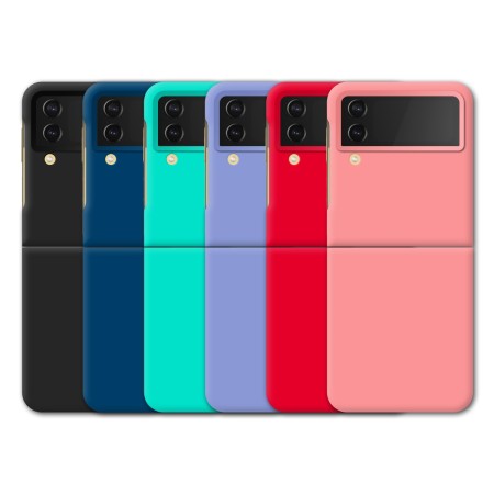 Funda Tipo Original Samsung Z flip4 de goma suave | Wephone Mayorista