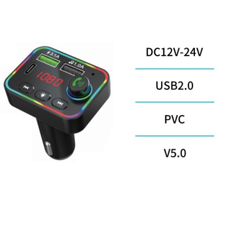 UNICO VB1944 – Transmisor FM Bluetooth 5.0 para Coche con Manos Lib...