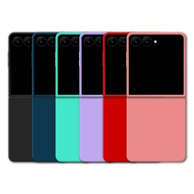Funda Tipo Original Samsung Z Flip 7 de goma suave | Wephone Mayorista