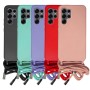 Compra al por Mayor la Funda de silicona suave con cordón para Samsung S25 Ultra en 5 Colores