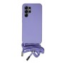 Compra al por Mayor la Funda de silicona suave con cordón para Samsung S25 Ultra en color Morado
