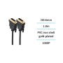 UNICO – Cable DVI FHD 1.8M – Resolución 2K/60Hz chapada en oro