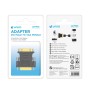 Adaptador DVI Macho a VGA Hembra – Conexión Estable y Compatible