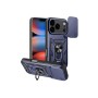 Funda Armadura con Tapa Deslizante iPhone 17 Pro Cámara y Anillo | Wephone Mayorista